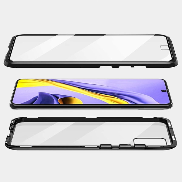 Skyddande Magnetiskt Dubbel Skal - Samsung Galaxy A13 4G Silver