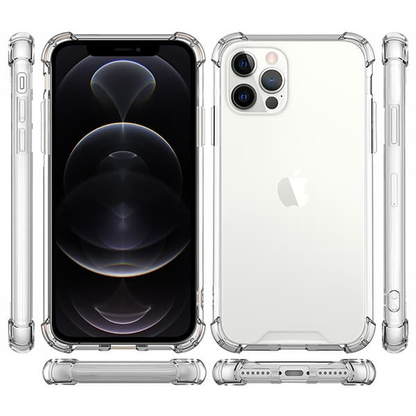 Skyddande FLOVEME Skal - iPhone 14 Pro Genomskinlig