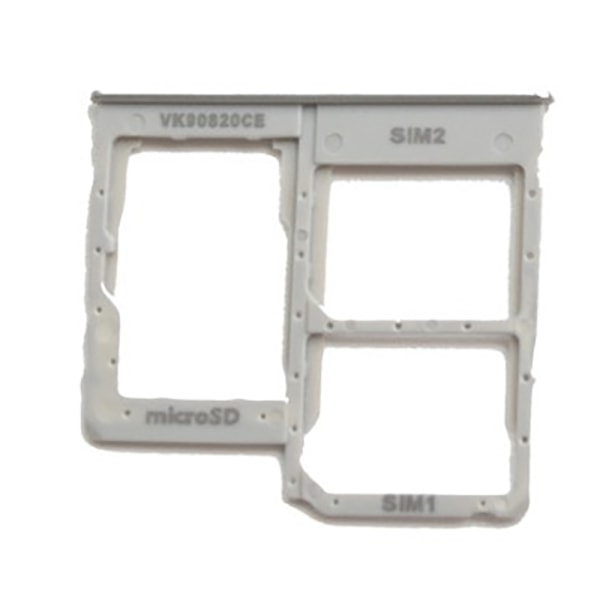 Samsung Galaxy A41 Reservedel Dobbel SIM-kortholder Silver
