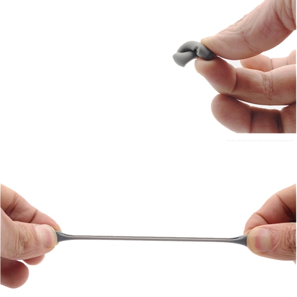 1-Par Smarta Anti-Slip Glasögonkrokar Transparent
