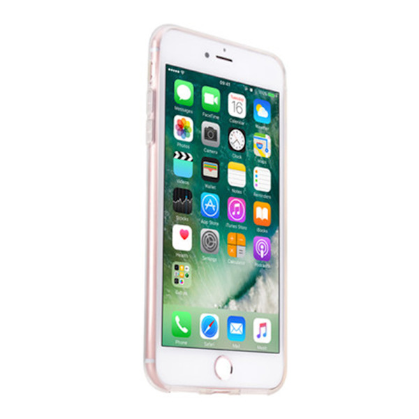 iPhone 8 Plus - Skyddande Skal i Silikon Transparent/Genomskinlig