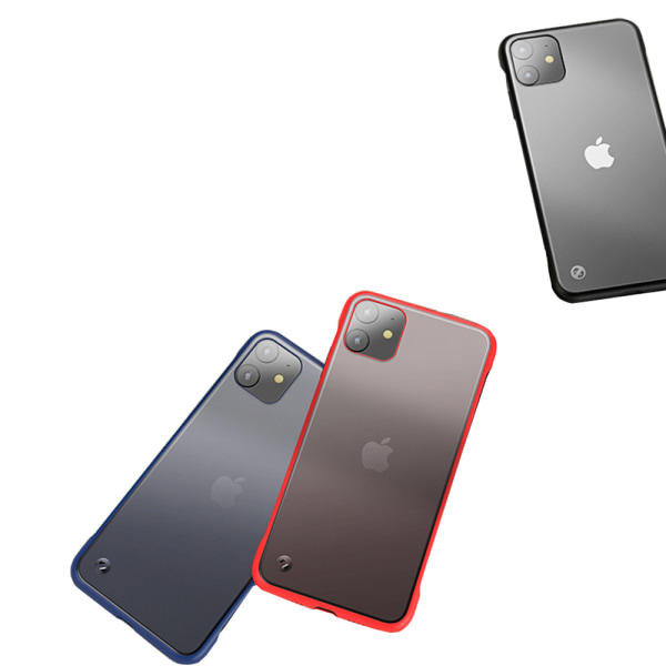 iPhone 11 Pro - Genomt�nkt Slitt�ligt Skal Röd