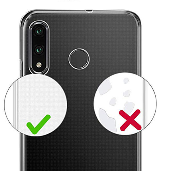 Slittåligt Skyddsskal i Silikon - Huawei Honor 20 Lite Transparent/Genomskinlig