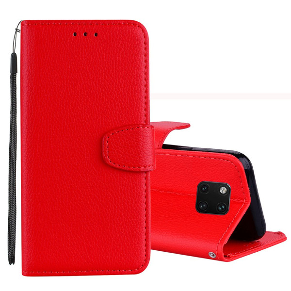 Huawei Mate 20 Pro - Praktisk lommebokdeksel fra Nkobee Röd