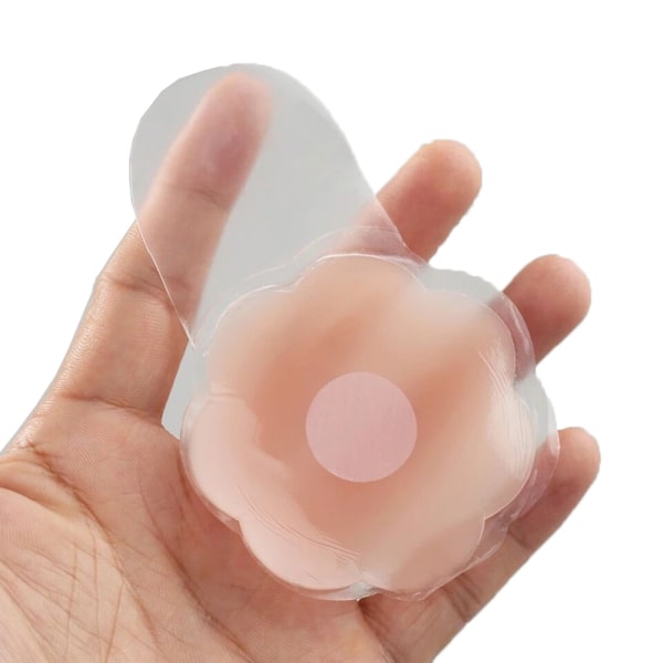 Praktiska Mjuka Självhäftande Nipple Covers Blomma Small