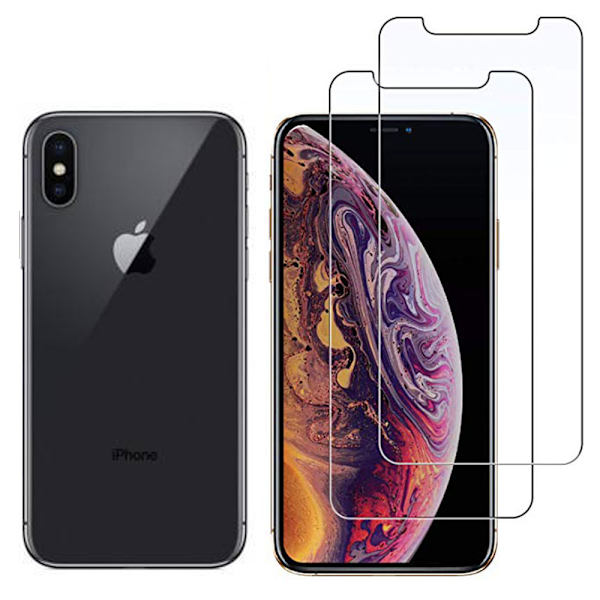 iPhone X/XS Skärmskydd 5-PACK Standard 9H Screen-Fit HD-Clear