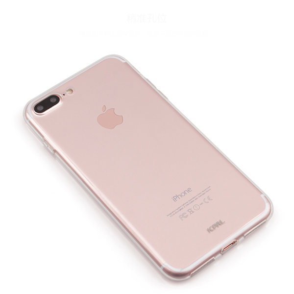 iPhone 7 Plus - Silikonskal Transparent/Genomskinlig