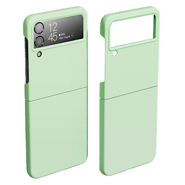 Stötdämpande matt fast PC-skal för Samsung Galaxy Z Flip 4 Mintgrön