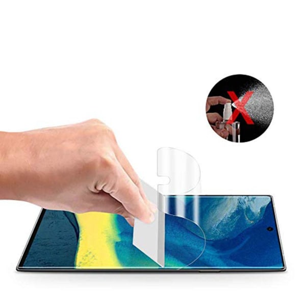 Samsung Galaxy Note 20 Blød skærmbeskytter PET 0,2mm Transparent/Genomskinlig