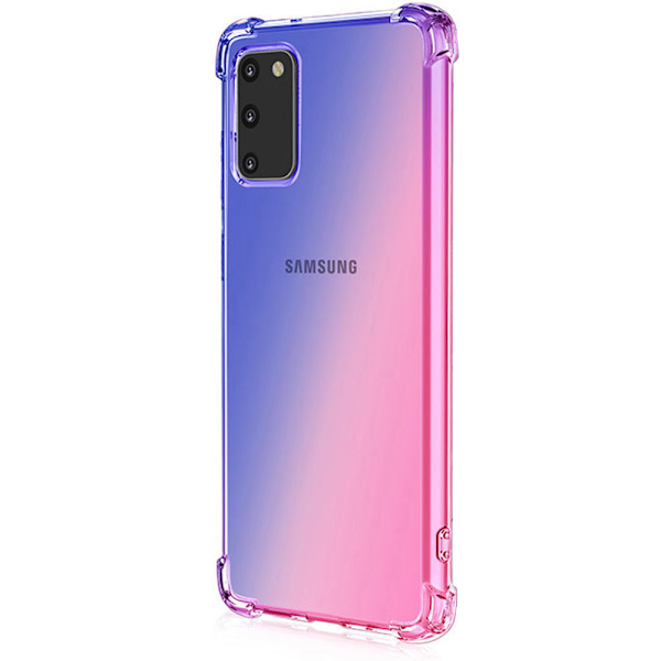 Robust silikonecover - Samsung Galaxy S20 Blå/Rosa