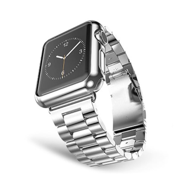 Kraftig stålkobling for Apple Watch 42 mm Silver