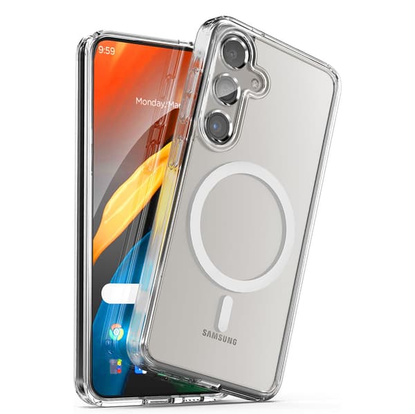 Samsung Galaxy S25 Plus Skal Trådlös Laddning Transparent