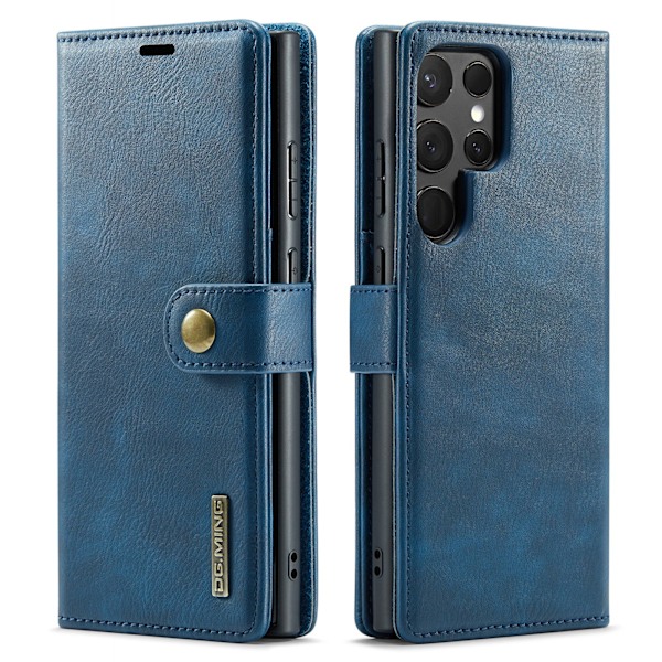 Galaxy S23 Ultra - Magnetiskt Avtagbart Fodral med Plånbok Svart