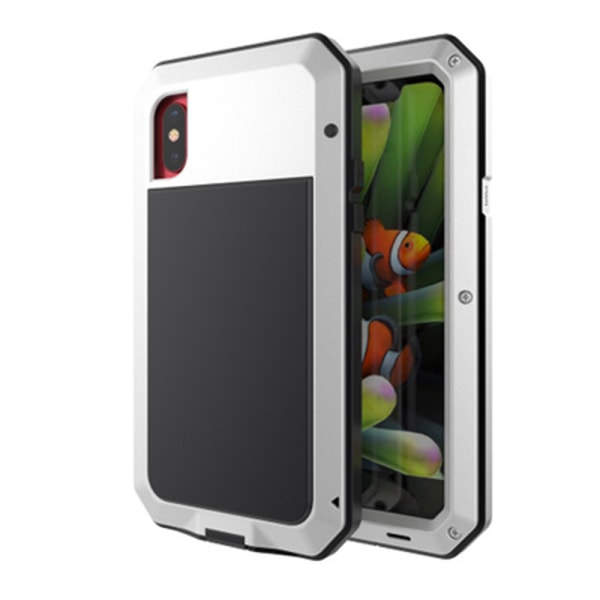 iPhone XR - Praktiskt Stötsäkert EXXO Fodral Silver