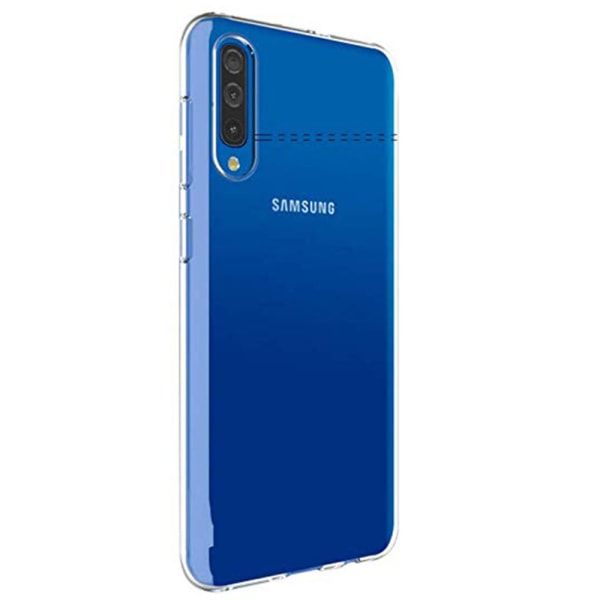 Stilrent Silikonskal - Samsung Galaxy A70 Transparent/Genomskinlig