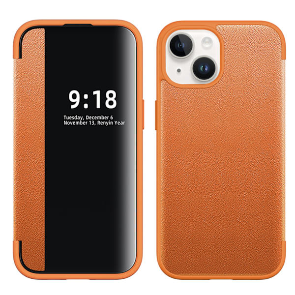 iPhone 13 mini PU-läderfodral med Smart Design Grön