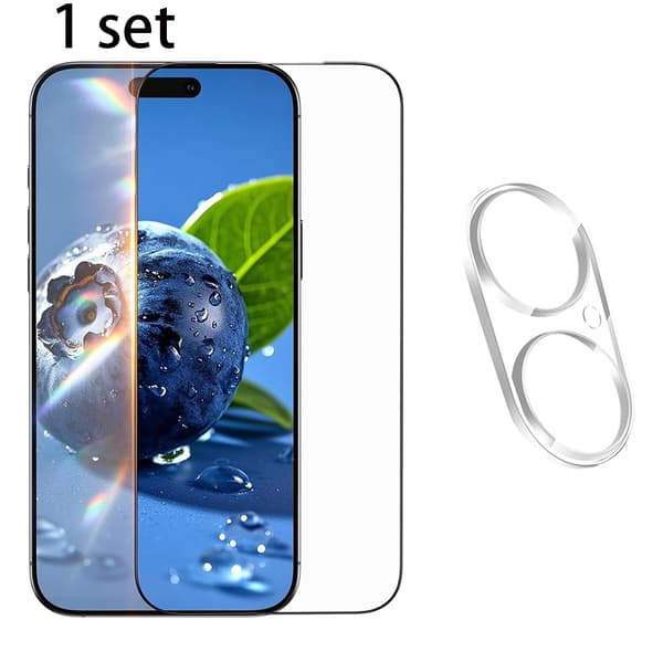 iPhone 17 Skärmskydd & Kameralinsskydd  2 Set Transparent 0,3mm
