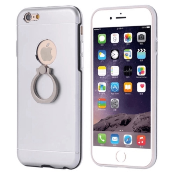 Smart Cover med ringholder fra FLOVEME - iPhone 6/6S Svart