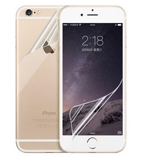 3-PACK iPhone SE (2020) Framsida & Baksida Skärmskydd PET 0,2mm Transparent