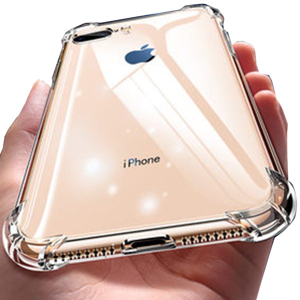 iPhone 8 Plus - Robust Silikonskal Rosa/Lila