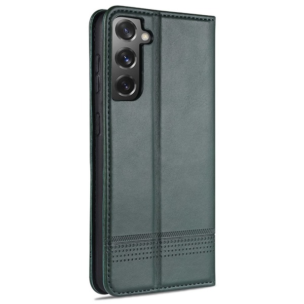 Well Made Wallet Case (AZNS) - Samsung Galaxy S21 Mörkgrön