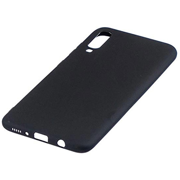 Stødabsorberende silikone etui Nkobee - Samsung Galaxy A70 Svart