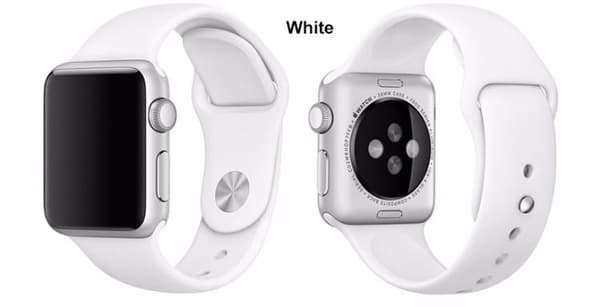 Apple Watch 42mm -  NORTH EDGE tyylikäs silikoniranneke Mörkgrå Large