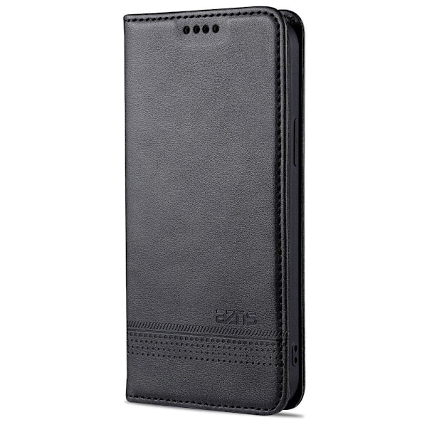 Stilsäkert Smidigt Plånboksfodral (Azns) - iPhone 12 Svart