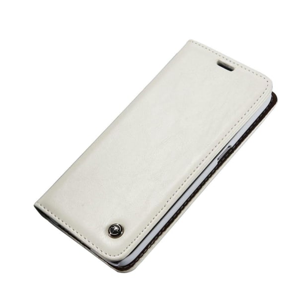 Elegant Fodral med Plånbok för Samsung Galaxy S7 Edge Vit