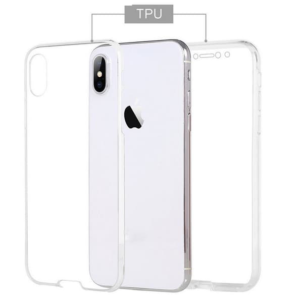 NORTH Beskyttelsescover med Touchfunktion til iPhone X/XS Blå