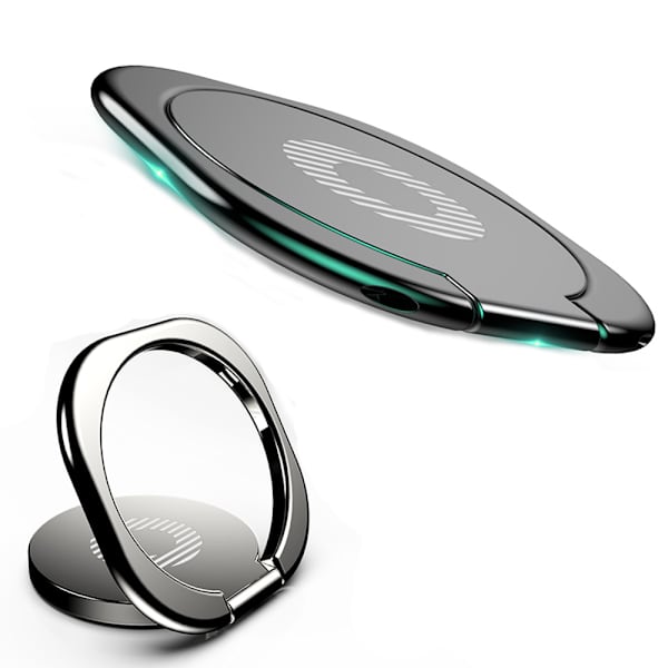 Stilren og gennemtænkt ringholder til mobiltelefoner Silver
