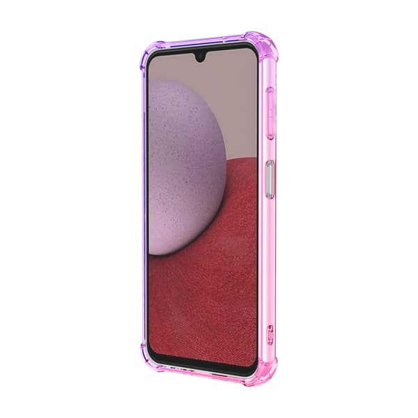 Samsung Galaxy A16 5G Smart Skyddsskal Silikon Transparent Rosa/Grön