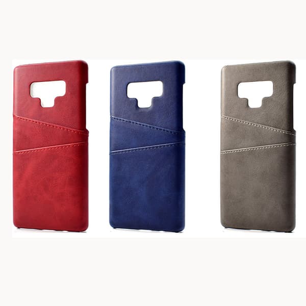 Skal med kortfack för Samsung Galaxy Note 9 (Vintage) Marinblå