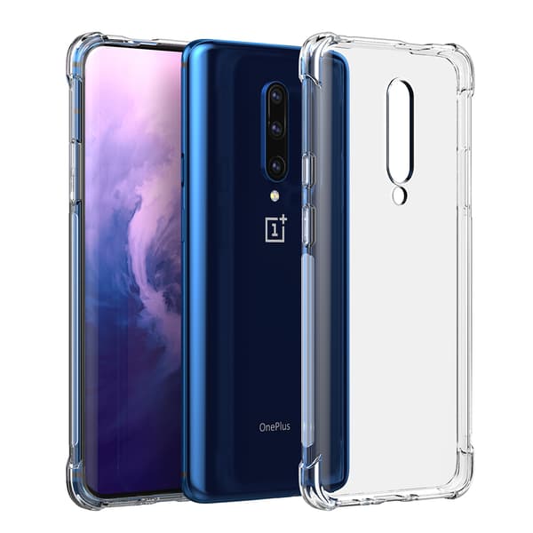 Stilsäkert Skyddsskal FLOVEME - OnePlus 7 Pro Svart/Guld