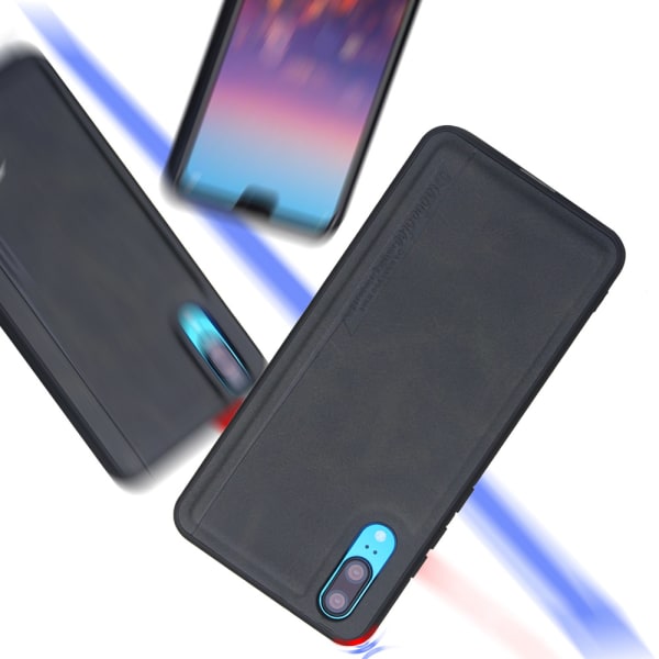 Professionellt Smart Skal - Huawei P20 Svart Svart