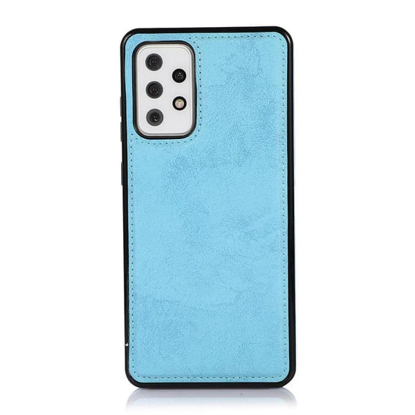 Stilfuldt Smooth Wallet Cover - Samsung Galaxy A52 Ljusblå