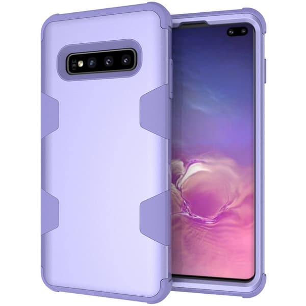 Samsung S10 Plus - Eksklusivt og beskyttende deksel \"Rugged Robot\" Roséguld