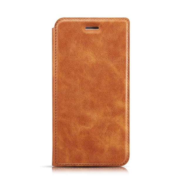 Smidigt Stils�kert Pl�nboksfodral - iPhone X/XS Brun