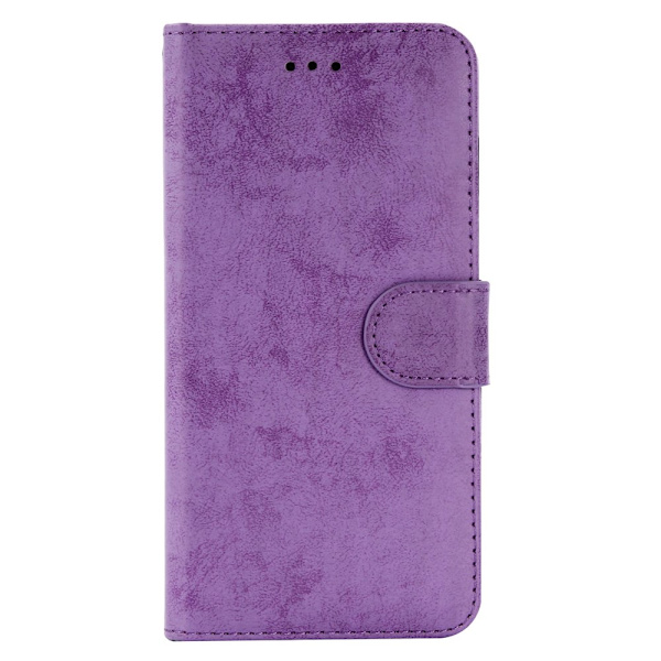 iPhone 8Plus - Silk-Touch-kotelo lompakolla ja kuorella Lila