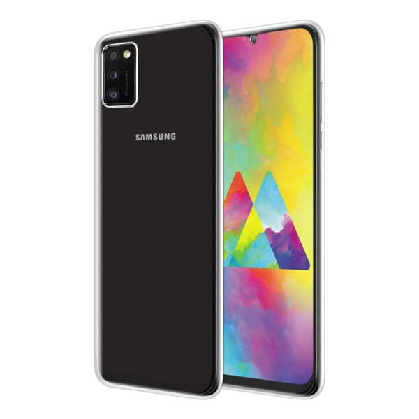 Samsung Galaxy A41 - Elegant dobbeltsidig silikondeksel Svart