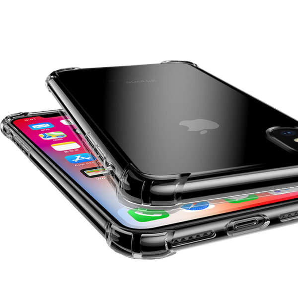 Silikoneskal med stødabsorberende funktion til iPhone XS Max Grön