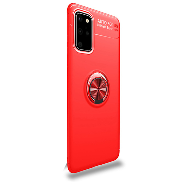 Samsung Galaxy S20 Plus - Skal med Ringhållare Svart/Roséguld