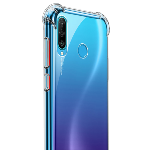 Huawei P40 Lite E - Silikonskal Transparent/Genomskinlig