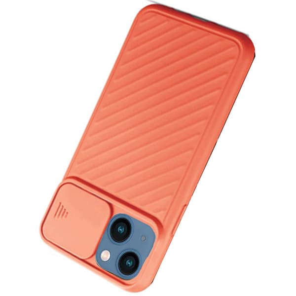 Stilsäkert Skyddande Skal kompatibelt med iPhone 13 Orange