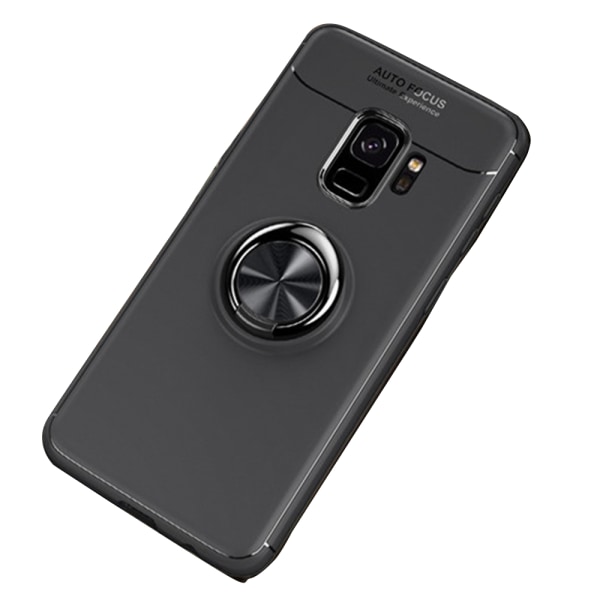 Samsung Galaxy S9 - Deksel med ringholder Blå/Blå