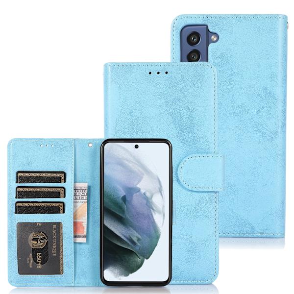 Smooth Wallet Case - Samsung Galaxy S21 FE Marinblå