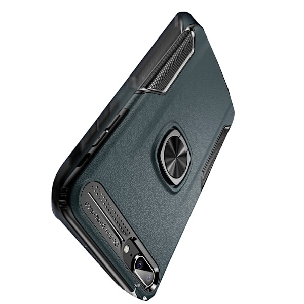 iPhone SE 2022 - Elegant Skal med Kickstand (LEMAN) Marinblå