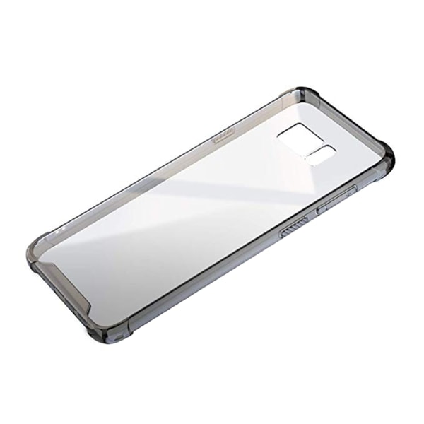 Samsung Galaxy S8 Plus - Joustava kansi korttilokerolla FLOVEME Transparent/Genomskinlig