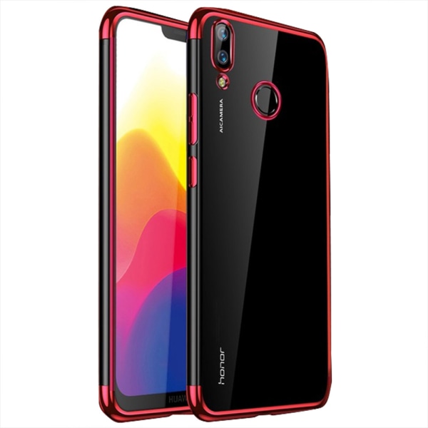 Tyylikäs suojaava silikonikuori - Huawei P Smart 2019 Röd