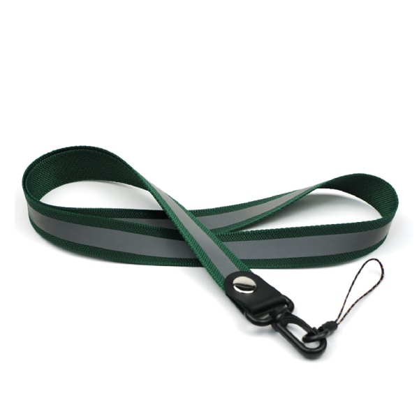 Praktiskt Stilrent Reflex Nyckelband Grön L